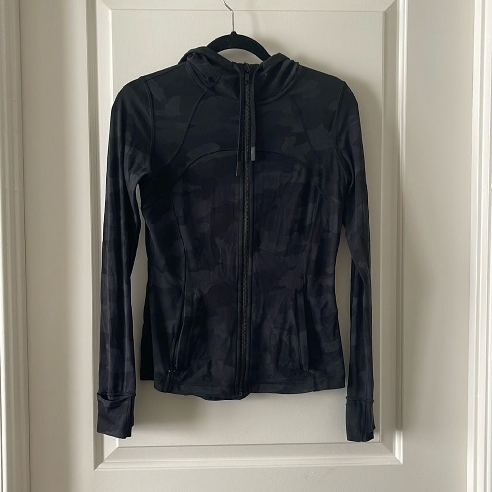 Lululemon Hooded Define Jacket Black Camo
